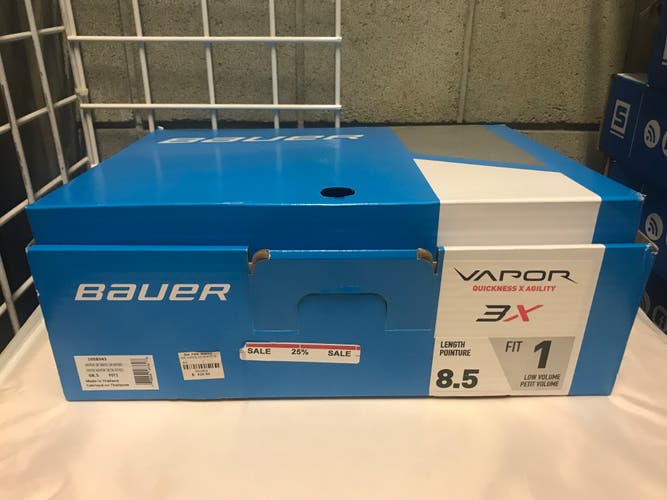 New In-Box Bauer Vapor 3X Intermediate Hockey Skates