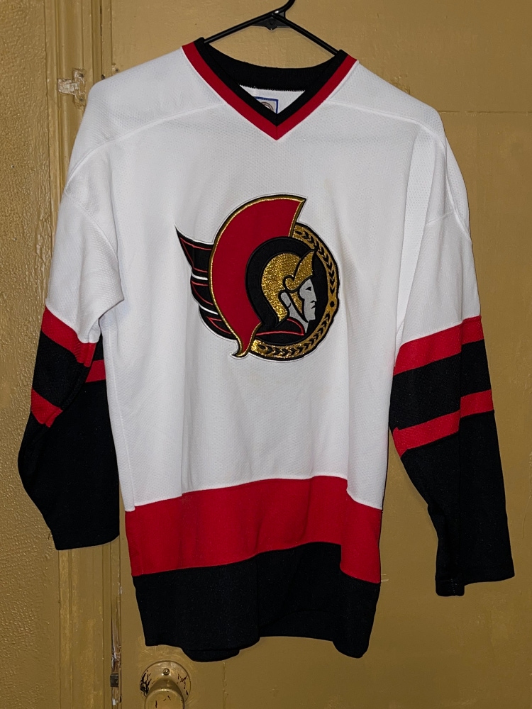 NHL Starter Ottawa Senators Hockey Jersey Vintage Classic Used Youth L/XL OTT Pre Owned