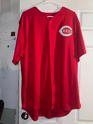 Majestic MLB Cincinatti Reds Jersey Mens Size XL New Without Tags Button