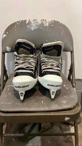 Senior Used Bauer Supreme One.7 Hockey Goalie Skates Regular Width 10