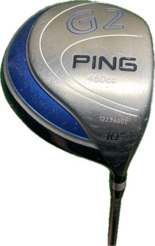 Ping G2 10° Driver TFC 100 D Regular Flex Graphite Shaft RH 45”L New Grip!