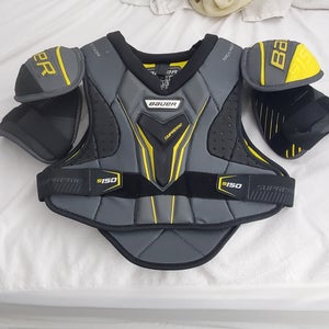 Senior Used Large Bauer Supreme S150 Shoulder Pads Pro Stock