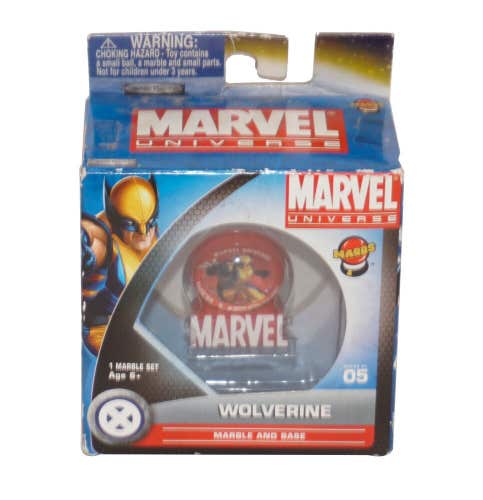 Vintage Wolverine #5 Marbs Marble + Base Series 1 - Marvel Comics by Jakks 2009