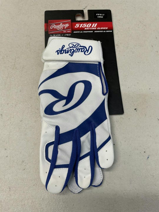 Used Rawlings 5150 Ii Lg Batting Gloves