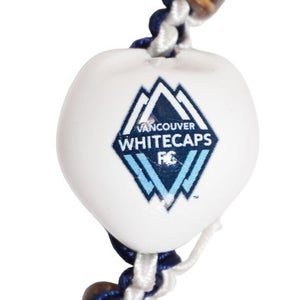 Vintage Vancouver Whitecaps MLS - Single Kukui Nut Braid Bracelet Soccer Futbol