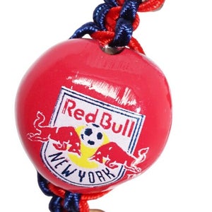 Vintage New York Red Bulls MLS - Single Kukui Nut Braid Bracelet Soccer Futbol