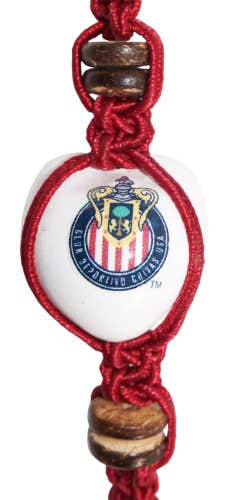 Vintage Club Deportivo Chivas MLS Single Kukui Nut Braid Bracelet Soccer Futbol