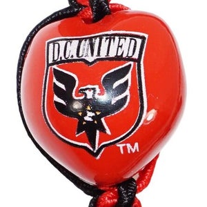 Vintage DC United MLS - Single Kukui Nut Macrame + Braid Bracelet Soccer Futbol