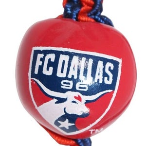 Vintage FC Dallas MLS - Single Kukui Nut + Macrame Braid Bracelet Soccer Futbol