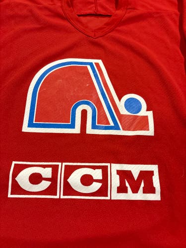 Vintage CCM Hockey Quebec Nordiques Practice Jersey