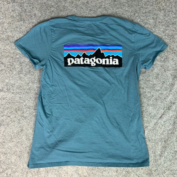 Patagonia Shirt Men Medium Adult Fish Logo Trident Outdoors Climb