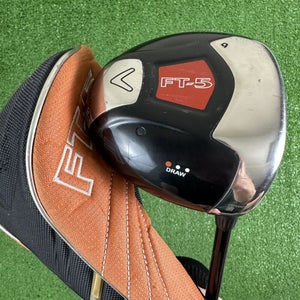 Callaway Fusion FT-5 Draw 9 Driver Stiff Flex Fujikura Fit On E 150 RH 45”