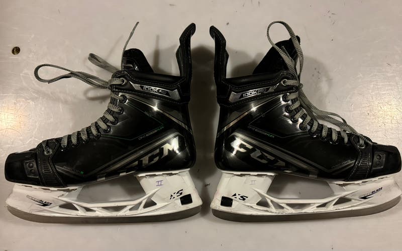 Used Senior CCM RibCor 100k Pro Hockey Skates Regular Width 8