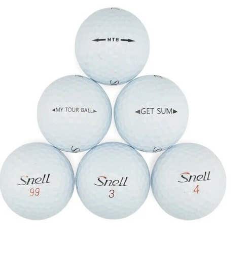Snell Assorted Models AAA Recycled Used Golf Ball - 60 Count