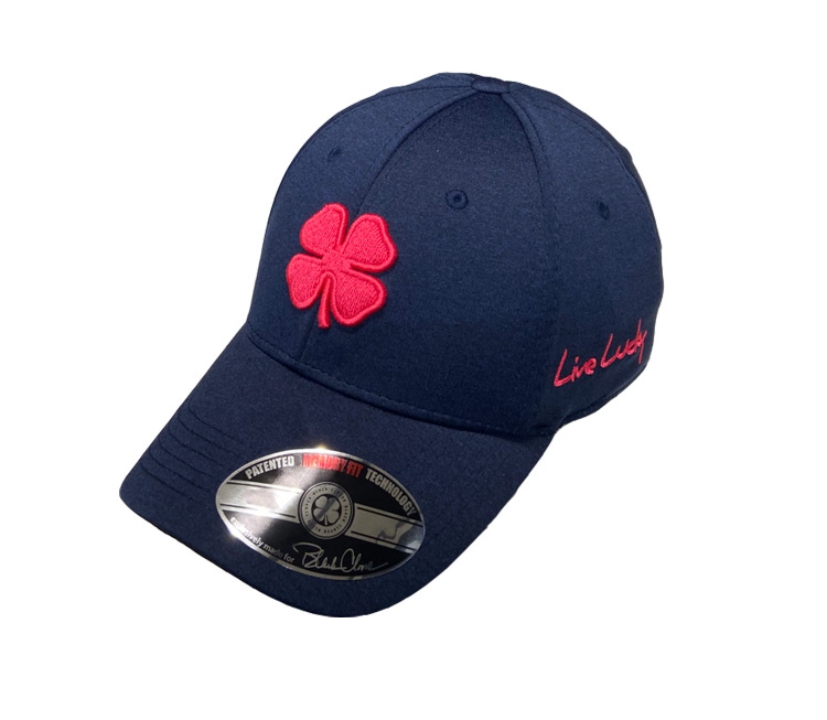 NEW Black Clover Lucky Heather Psych Navy/Pink Large/Extra Large Golf Hat/Cap