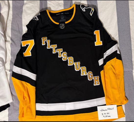 Adidas Evgeni Malkin Jersey Pittsburgh Penguins #71