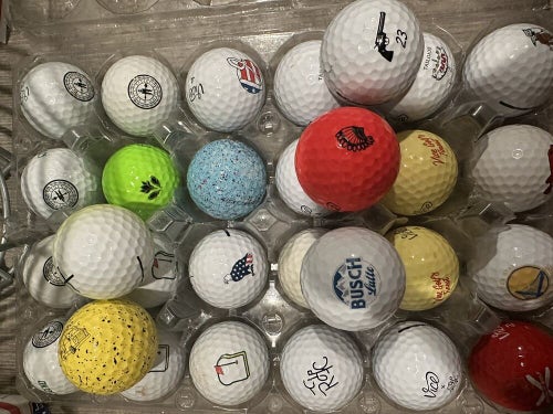 Vice Flamingo, Masters, Busch latte Used Golf Balls *Limited Edition* *Rare*