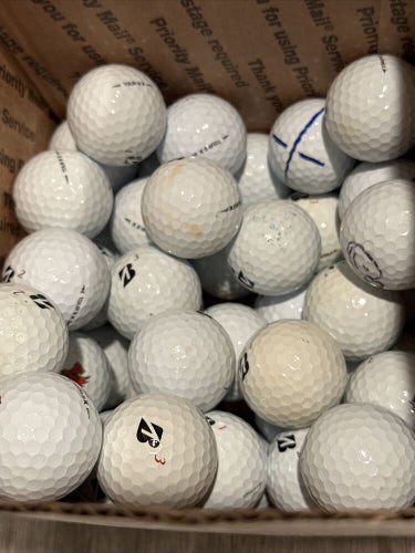 60 Bridgestone Tour BX Premium AAA Used Golf Balls
