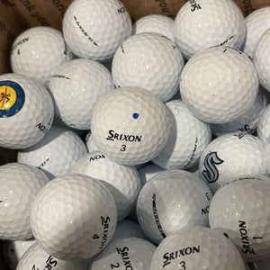 Srixon Q-Star Near Mint To mint Recycled Used Golf Balls, White - 96 count