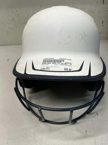 Used Rawlings Machcc-sr-reva M L Baseball And Softball Helmets