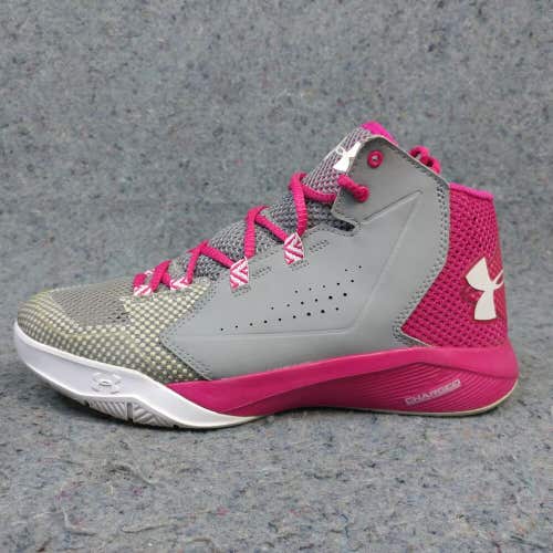Under Armour Torch Fade Womens Shoes Size 10.5 Basketball Sneakers Gray Pink