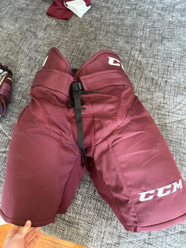 Large CCM Pro-Stock Pants Maroon