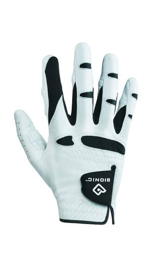 Bionic Stable Grip Golf Glove Natural Fit (Cadet LEFT, White) NEW