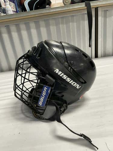 Used Mission Helmet Sm Hockey Helmets