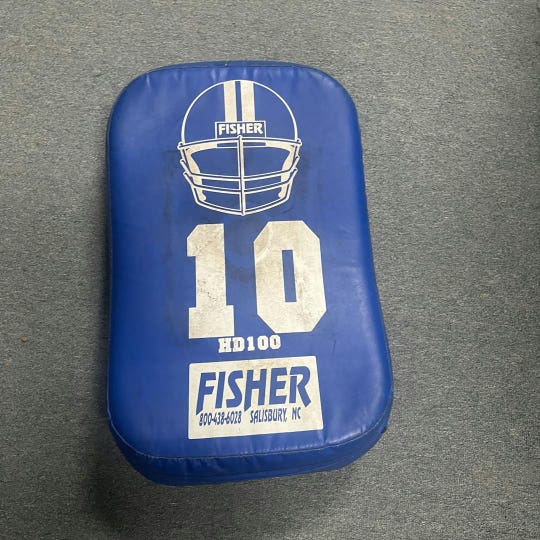 Used Fisher Blocking Pad Football Training Aids