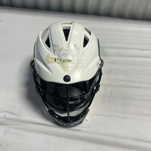 Used Cascade Adjustable Helmet Youth One Size Lacrosse Helmets