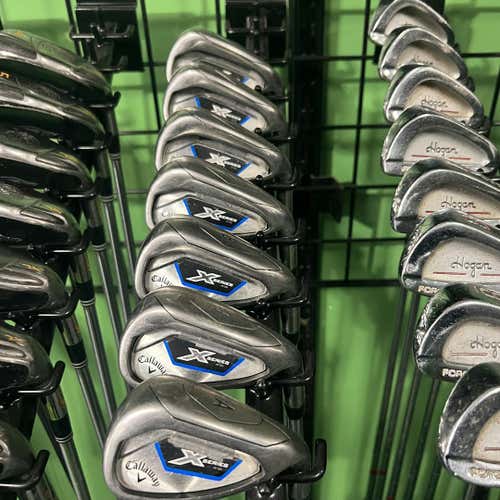 Used Callaway X Series 416 4i-gw Aw Uniflex Steel Shaft Iron Sets