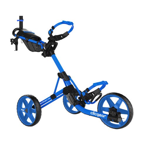 Clicgear Golf 3-Wheel Push Cart Model 4.0 Heavy Duty Frame - ROYAL BLUE