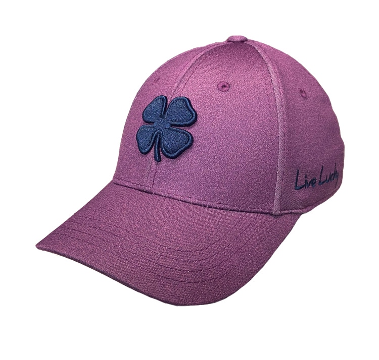 NEW Black Clover Live Lucky DNA Orchid/Navy Fitted S/M Golf Hat/Cap