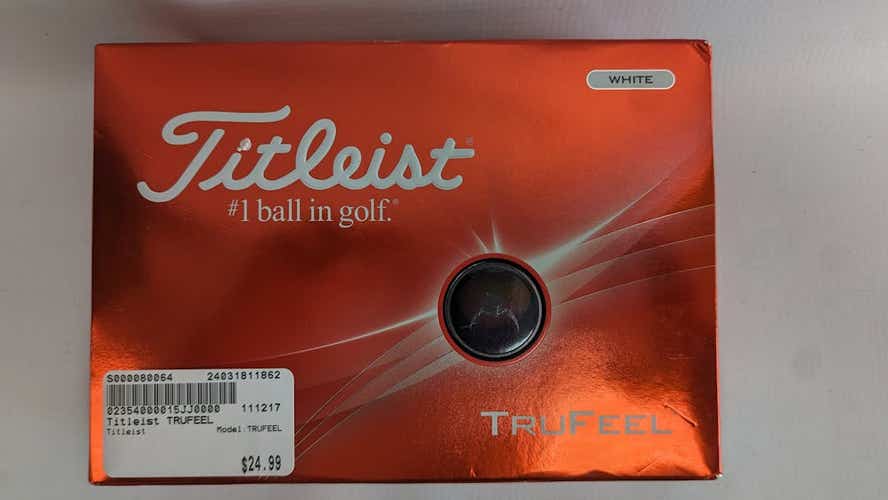 Used Titleist Trufeel Golf Balls