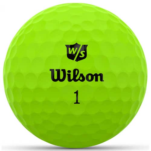 Wilson Staff Duo Optix Golf Balls (Matte Green, 3pk) 1 Sleeve 2020  NEW