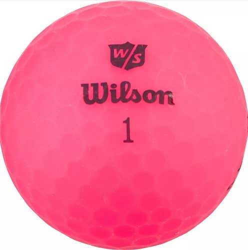 Wilson Staff Duo Optix Golf Balls (Matte Pink, 3pk) 1 Sleeve 2020  NEW