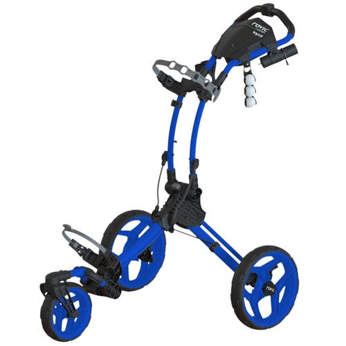 Clicgear Golf 3-Wheel Rovic Swivel Push Cart Model RV1s Heavy Duty - ROYAL BLUE