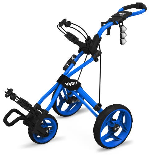 Clicgear Golf 3-Wheel Rovic Junior Push Cart Model RV3J - ROYAL BLUE