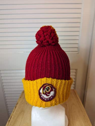 Vintage Washington Redskins Winter Pom-Pom Hat NFL