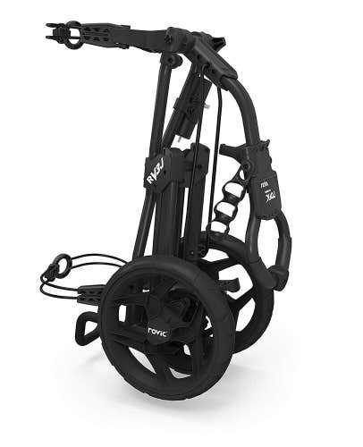 Clicgear Golf 3-Wheel Rovic Junior Push Cart Model RV3J - BLACK