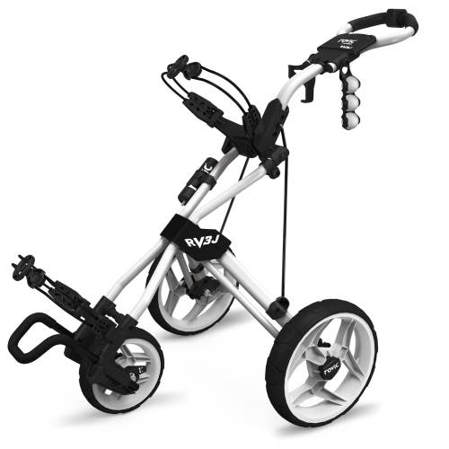 Clicgear Golf 3-Wheel Rovic Junior Push Cart Model RV3J - ARCTIC WHITE