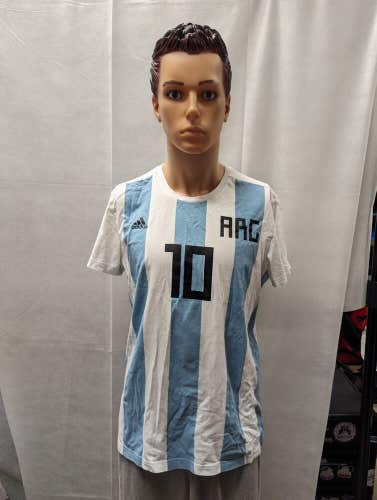 Leonil Messi 2018 Argentina Adidas Shirt L
