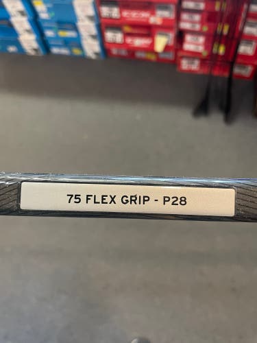 New Senior Left Hand P28 75 Flex RibCor Trigger 7 Pro Hockey Stick Uncut 65.5"
