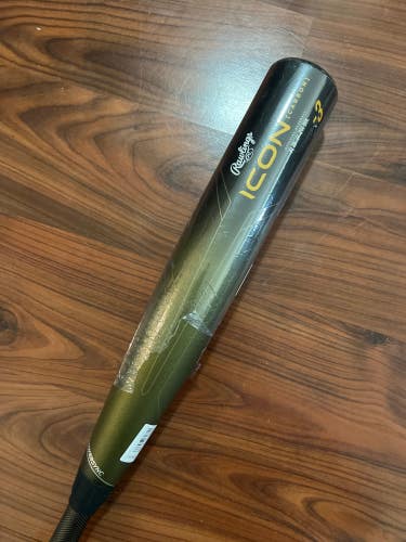 New BBCOR Certified 2023 Rawlings ICON Composite Bat (-3) 28 oz 31"
