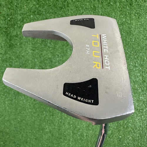 Odyssey White Hot Tour 7H Mallet Putter 35” Right Handed NEEDS GRIP