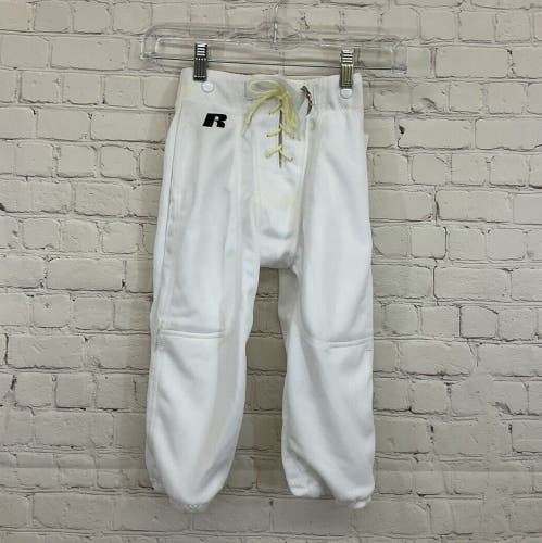 Russell Athletics Youth Unisex F14CAWO Size XS White Football Practice Pants NWT