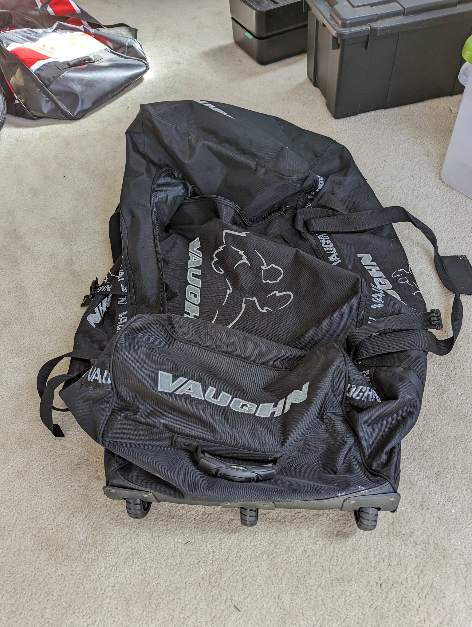 Used Vaughn Goalie Bag