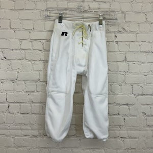 Russell Athletics Youth Unisex F14CAWO Size M White Football Practice Pants NWT