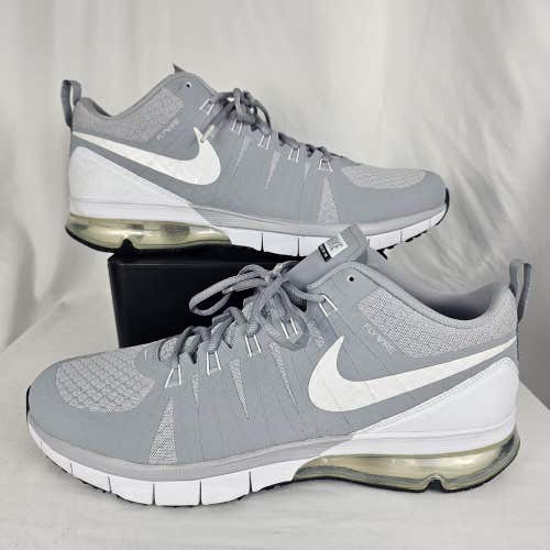 Size 15 - Mens Nike Air Max TR180 TB Wolf Grey Flywire White 723991-011 Sneakers