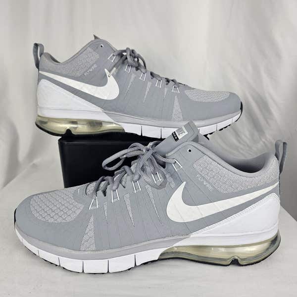 Size 15 - Mens Nike Air Max TR180 TB Wolf Grey Flywire White  display picture 2
